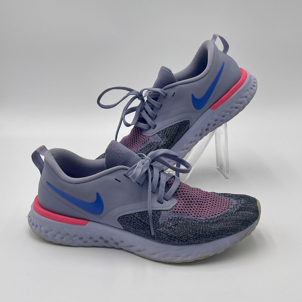 Nike Odyssey‎ React 2 Flyknit AH1016-500 Indigo Haze/Sapphire Women's Size 8